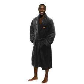 Washington OFFICIAL NFL Men's L/XL Silk Touch Bath Robe; 26" x 47"