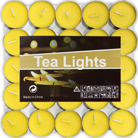 Tea Lights Candles, 50 Pack Smokeless Candles,Small Candles, Dripless & Long Lasting Mini Tealight Candles for Mood, Dinners, Parities, Home, Decorati