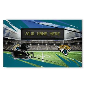 [Personalization Only] Official NFL Jaguars - 36" x 62" Personalized Washable Rug