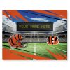 [Personalization Only] Official NFL Bengals - 62" x 84" Personalized Washable Rug