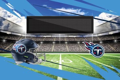 [Personalization Only] Official NFL Titans - 20" x 32" Personalized Washable Rug