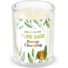 Magnificent 101 Long Lasting Pure Sage Scented Smudge Candles | 6 Oz - 30 Hour Burn | All Natural & Organic Soy Wax Candle with Essential Oils for Hou