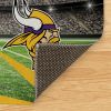 [Personalization Only] Official NFL Vikings - 36" x 62" Personalized Washable Rug