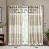 Cotton Printed Curtain Panel with Chenille detail and Lining