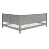 Full Size Wood Daybed/Sofa Bed, Gray