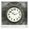 Westclox Wrought Iron Style Bronze Analog Quartz Accuracy 12" Round Wall Clock