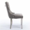 Furniture, Collection Modern, High-end Tufted Solid Wood Contemporary Velvet Upholstered Dining Chair with Chrome Stainless Steel Plating Legs,Nailhea