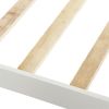 Platform Bed Frame Mattress Foundation with Wood Slat Support, Twin (White)