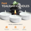 PAMI Premium Tealight Candles Unscented Paraffin Small Candles in Bulk, 100-Pack