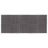 Decking Tiles 10 pcs Gray Wash 11.8"x11.8" Solid Acacia Wood