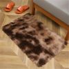 1pc, Tie-Dyed Plush Shag Furry Area Rug for Bedroom, Living Room, Nursery, and Kids Room - Ultra Soft and Fluffy, Washable, Non-Shedding, and Perfect