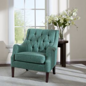 Button Tufted Accent Chair (Color: as Pic)