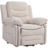 Massage Recliner,Power Lift Chair for Elderly with Adjustable Massage and Heating Function,Recliner Chair with Infinite Position and Side Pocket for L