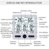 Weather Station Wireless Digital Indoor/Outdoor Forecast Temperature Humidity Meter LCD Display Thermometer Hygrometer